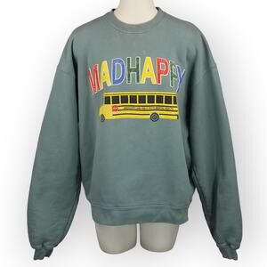 MADHAPPY SchoolBus Sweatshirt AIM Youth Mental Health OVERSIZE